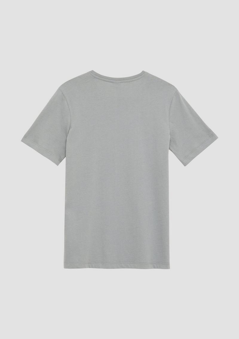 s.Oliver Jersey-T-Shirt mit 3D-Print - taubengrau