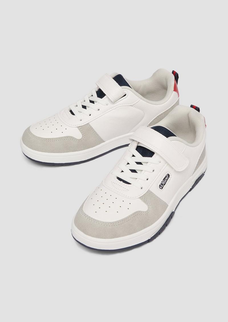 s.Oliver Sneaker mit Klett-Detail - weiß