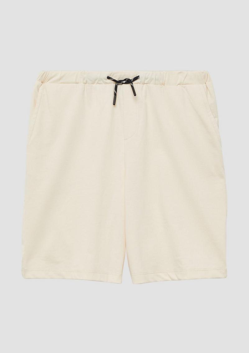 s.Oliver Weiche Jersey-Bermuda im Loose Fit - beige