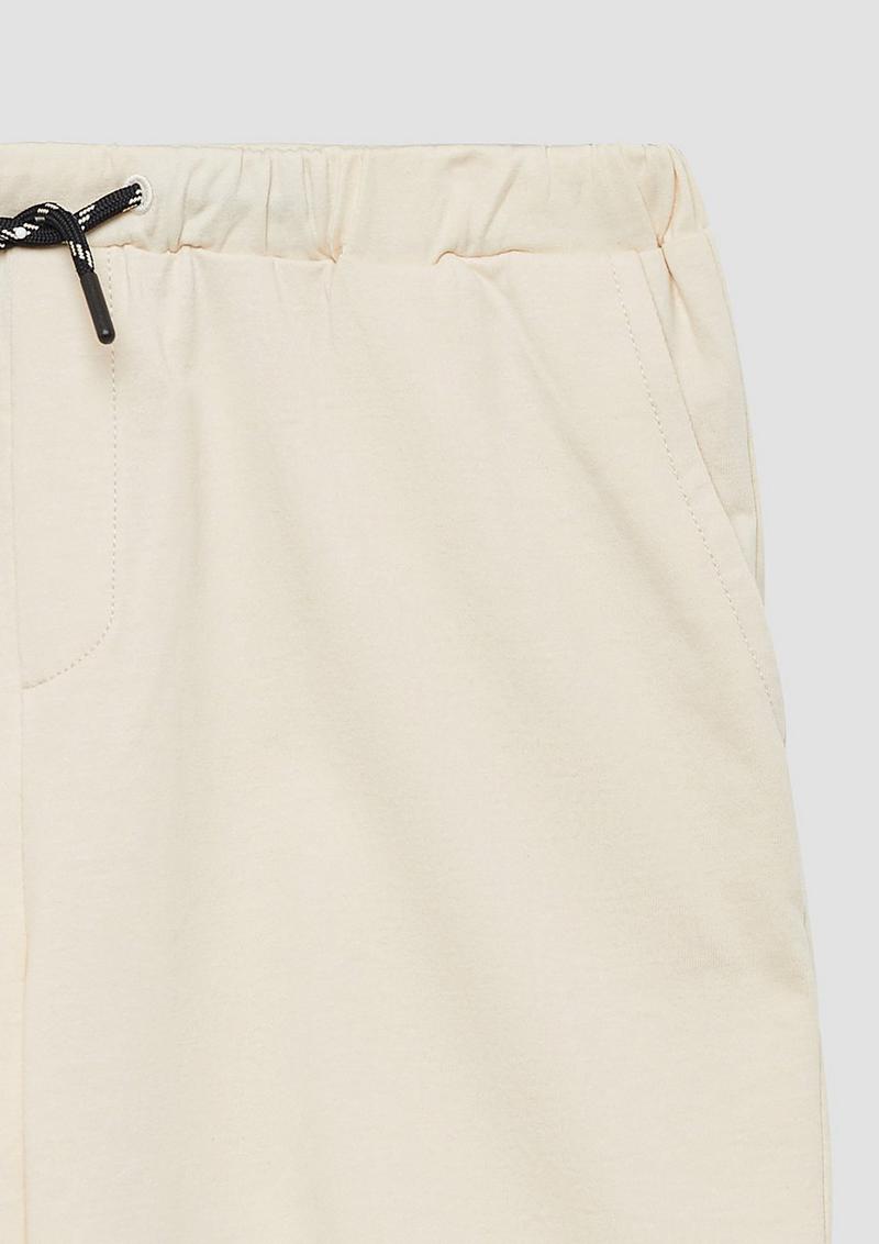 s.Oliver Weiche Jersey-Bermuda im Loose Fit - beige
