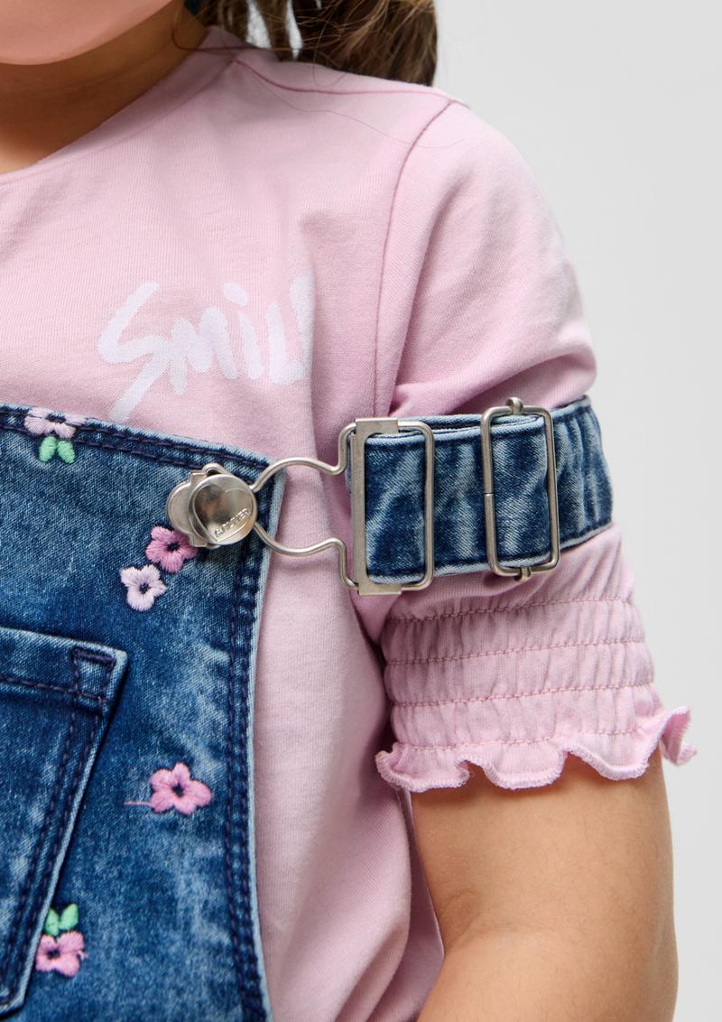 s.Oliver T-Shirt mit Wellensaum - rosa