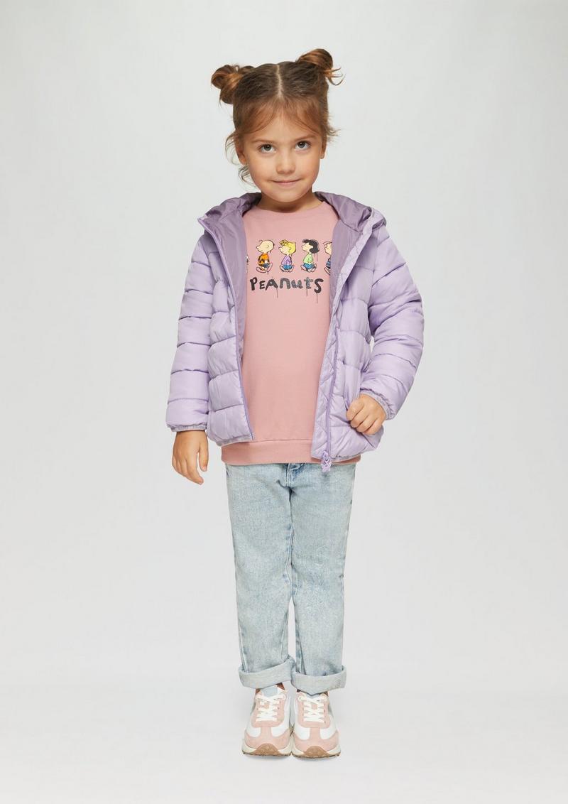 s.Oliver Sweatshirt mit Peanuts®-Print - zartrosa