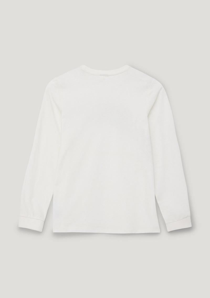 s.Oliver Longsleeve mit Frontprint - ecru