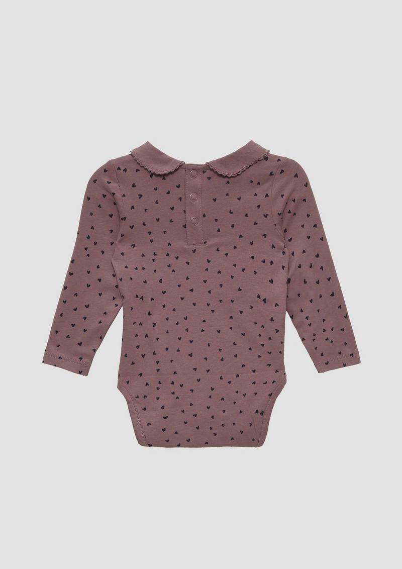 s.Oliver Body mit Bubikragen - lavendel