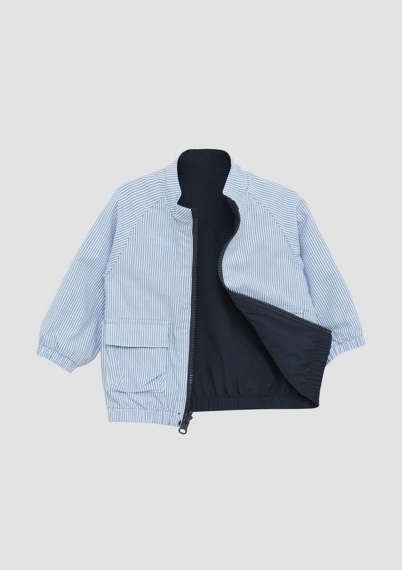 s.Oliver Leichte Wendejacke mit Printdetail - navy