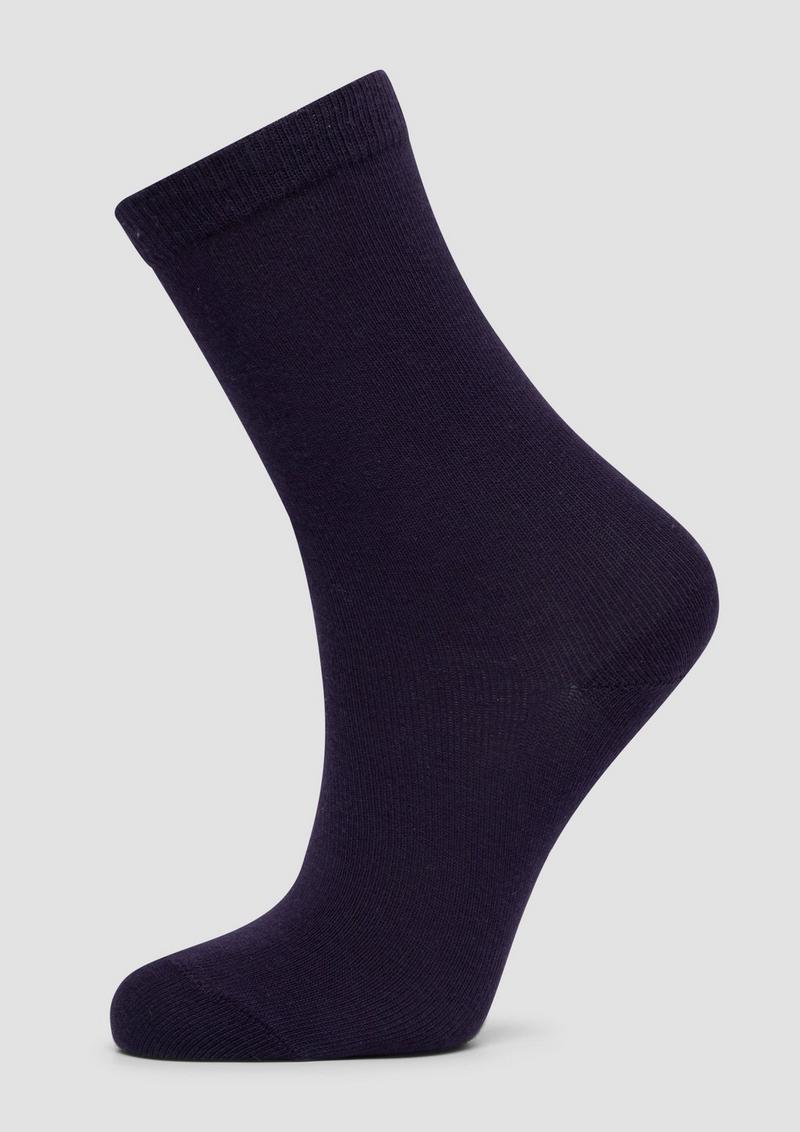 s.Oliver Gemusterte Langschaftsocken im 6er-Pack - rosa