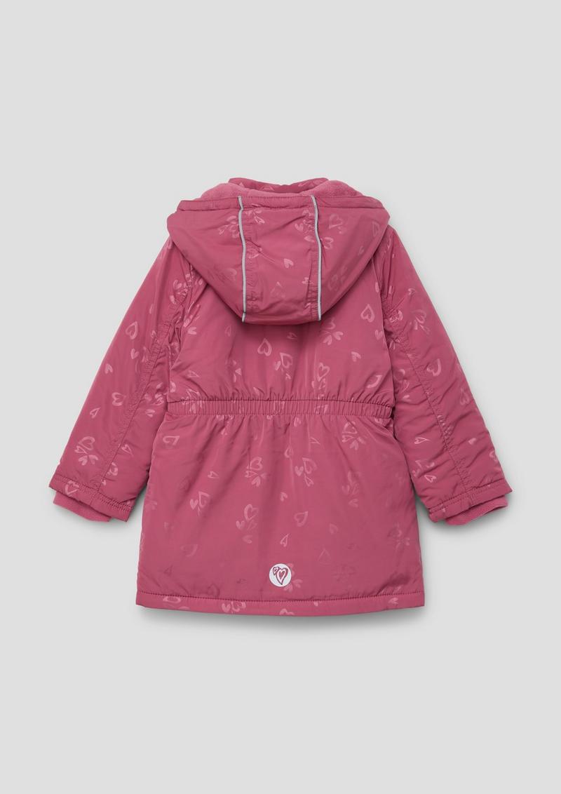 s.Oliver Mantel mit Pailletten - pink