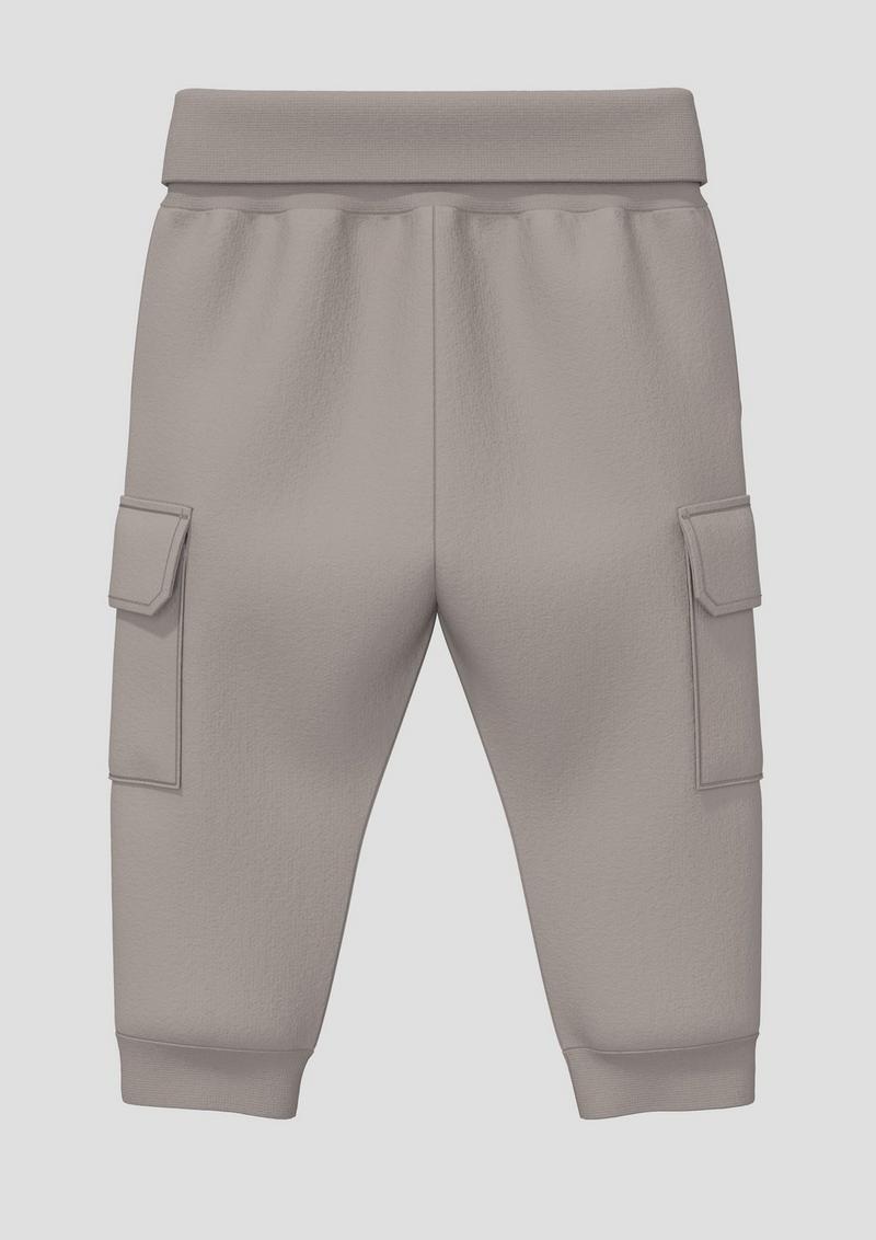 s.Oliver Unisex Jogpants aus Sweat mit Elastikbund und Cargotaschen - anthrazit
