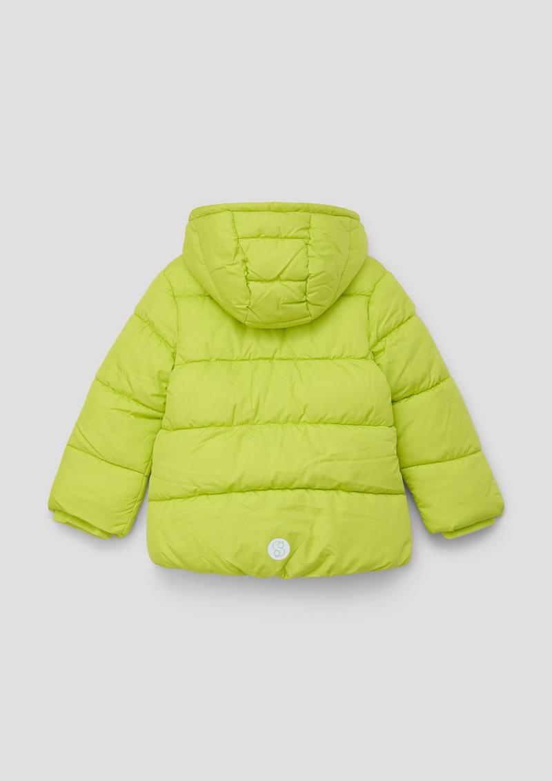 s.Oliver Steppjacke mit Fleece-Futter - limettengrün