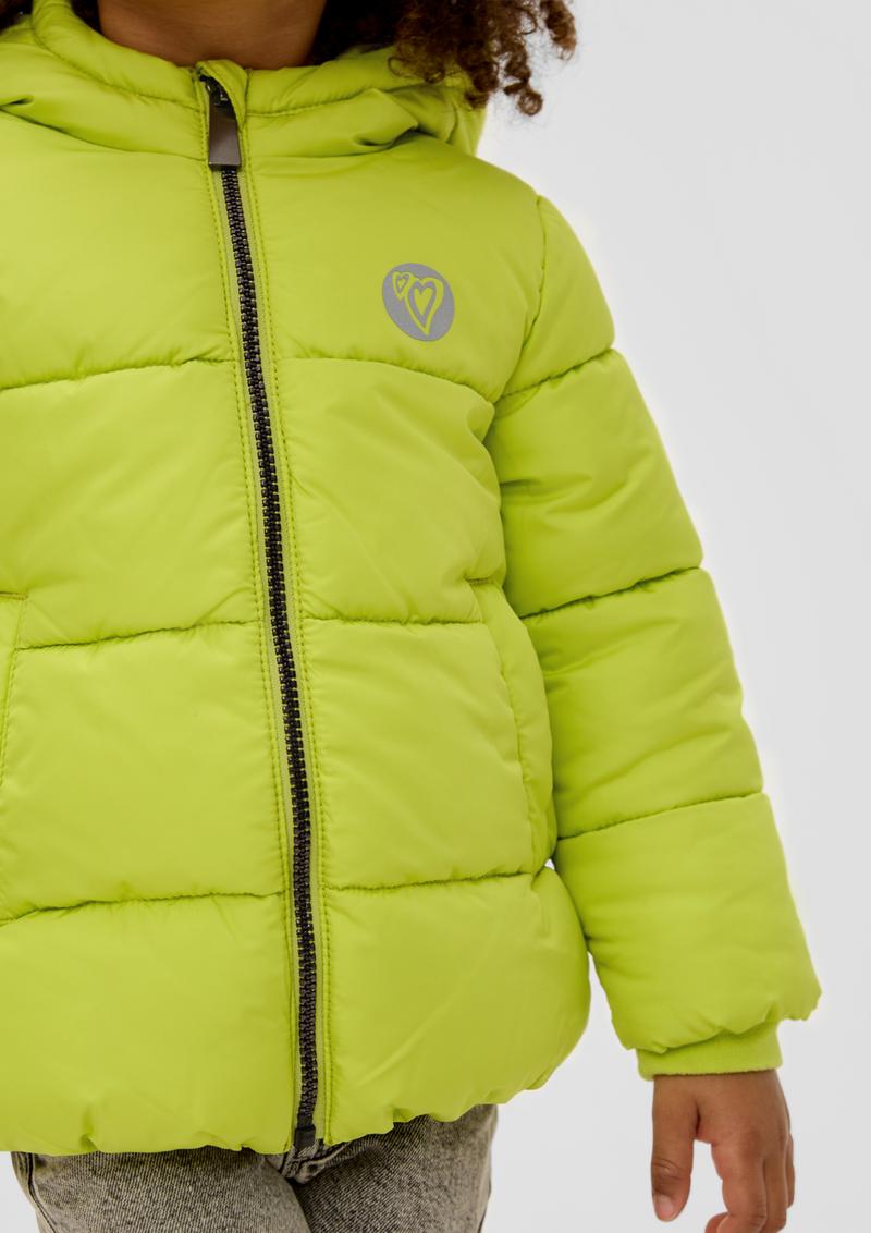 s.Oliver Steppjacke mit Fleece-Futter - limettengrün