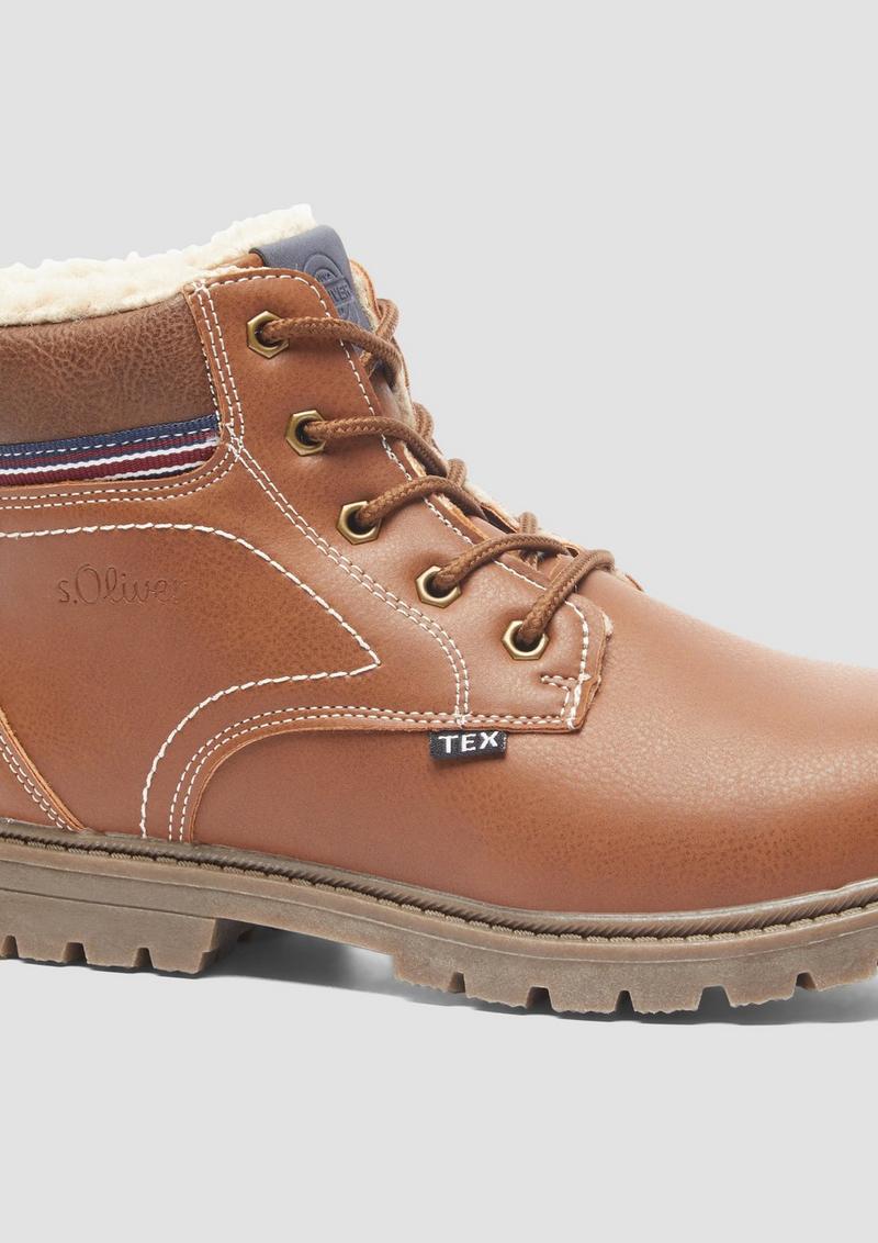 s.Oliver Stiefel - cognac