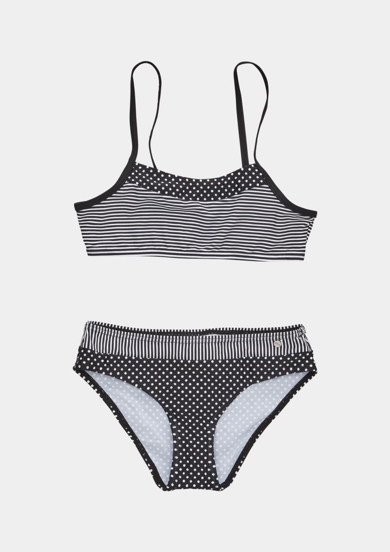 s.Oliver Bustier Bikini mit Muster - schwarz