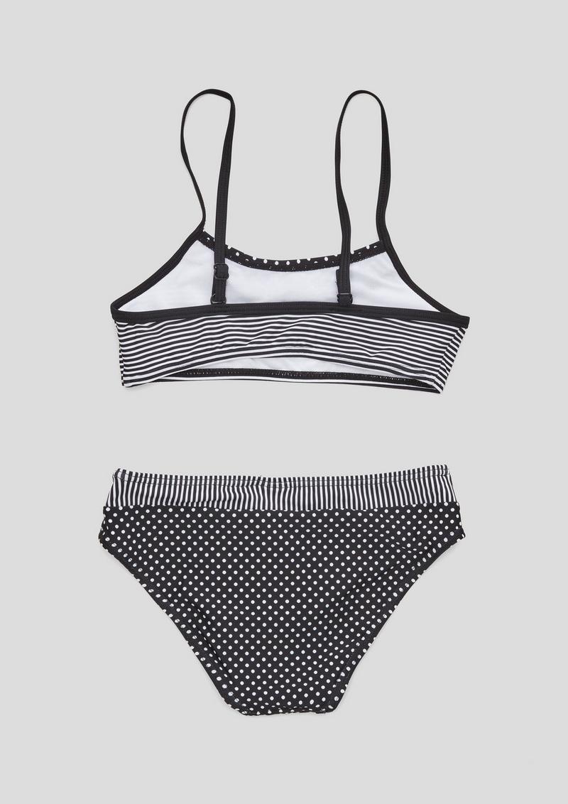 s.Oliver Bustier Bikini mit Muster - schwarz