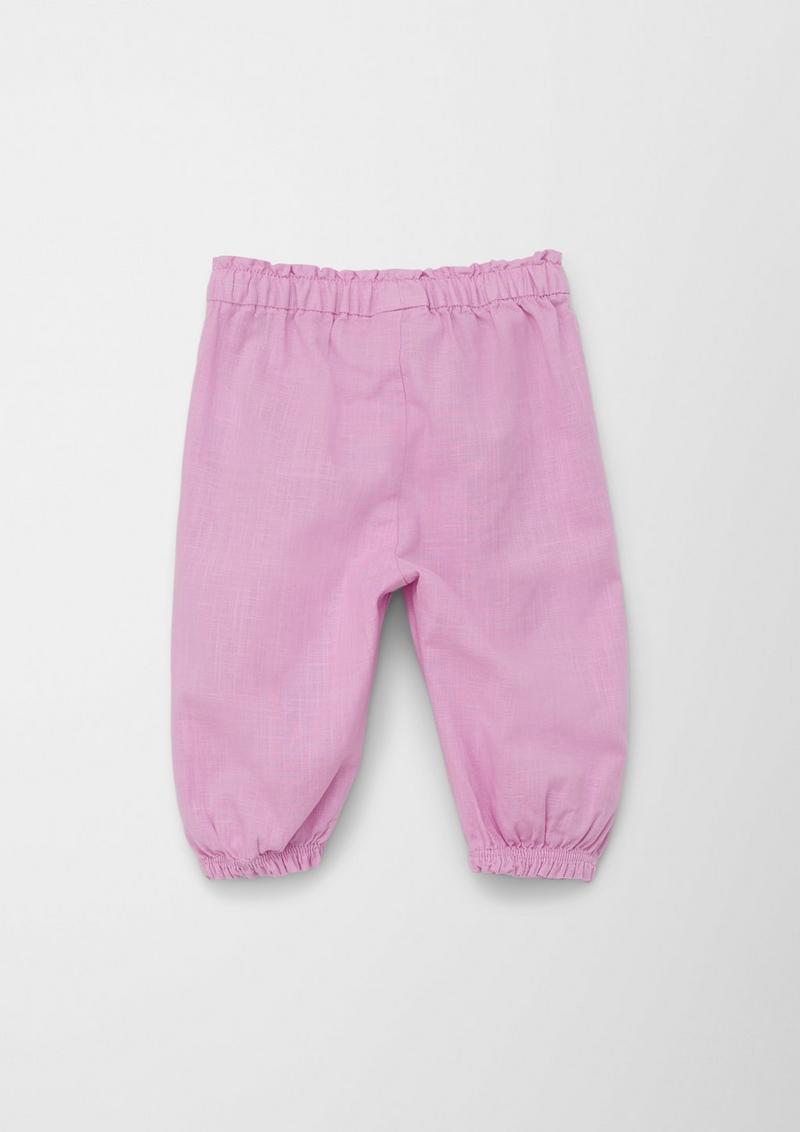 s.Oliver Hose aus leichtem Baumwollgewebe - rosa