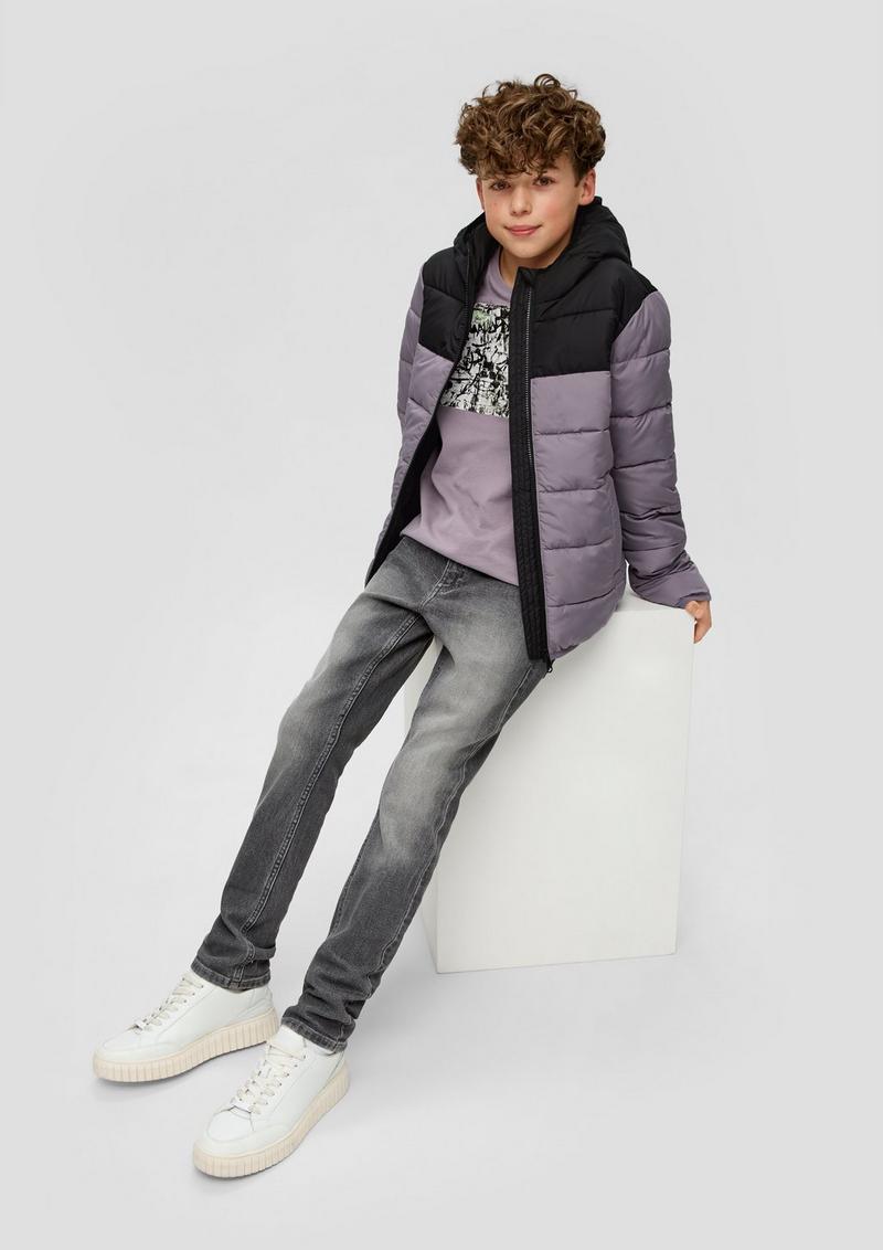 s.Oliver Steppjacke mit Kapuze - grau