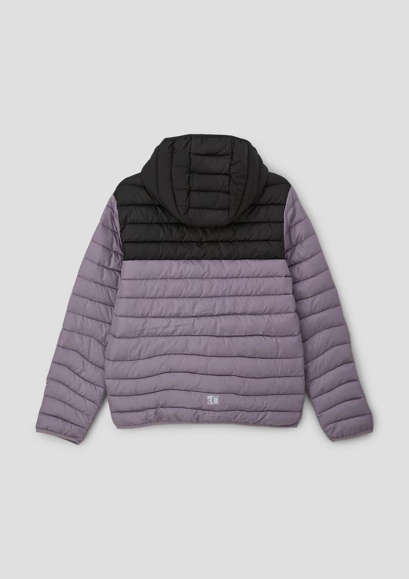 s.Oliver Steppjacke mit Kapuze - grau