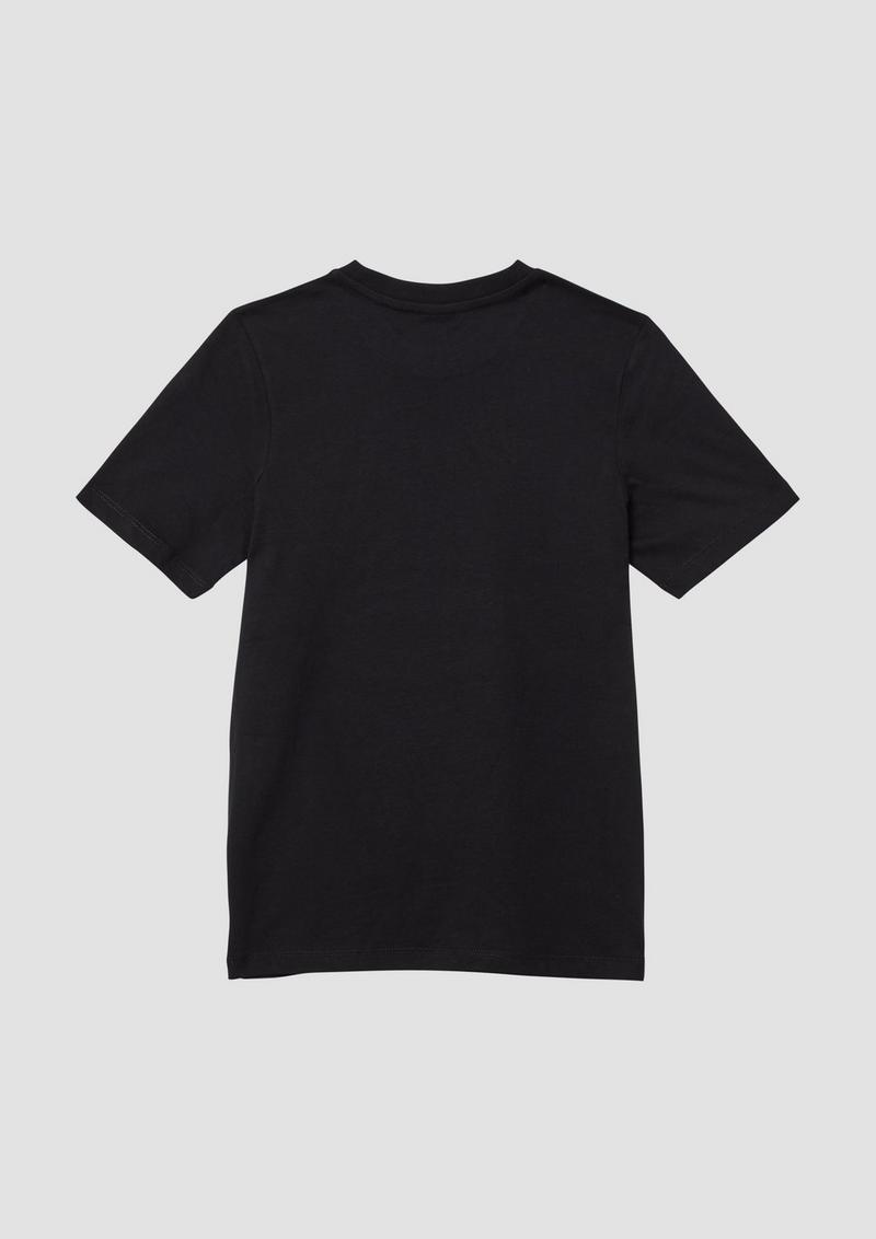 s.Oliver T-Shirt mit Frontprint - schwarz