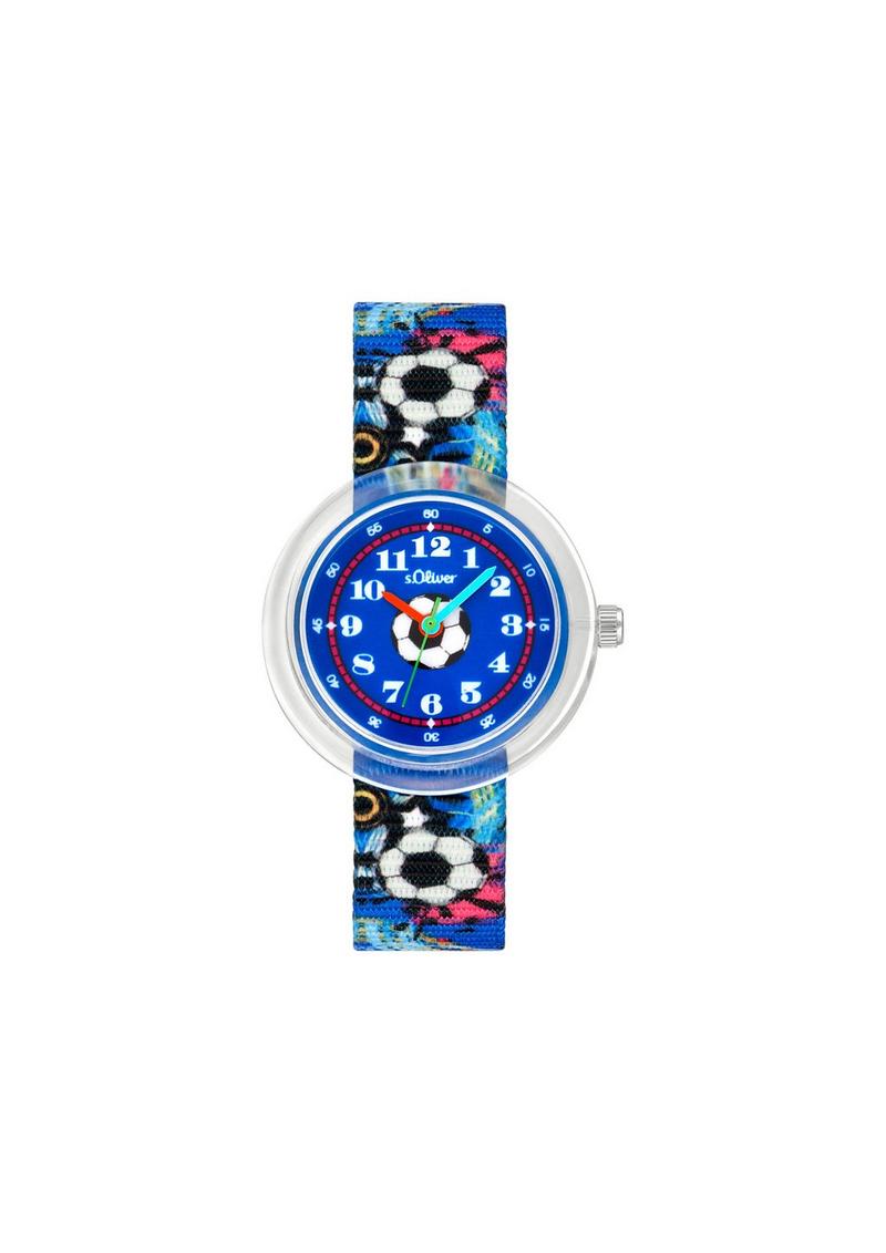 s.Oliver Set aus Armbanduhr und Socken - royalblau