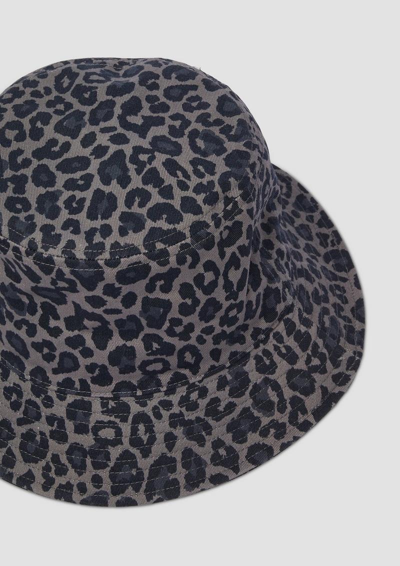 s.Oliver Bucket Hat mit Animal-Muster - dunkelgrau