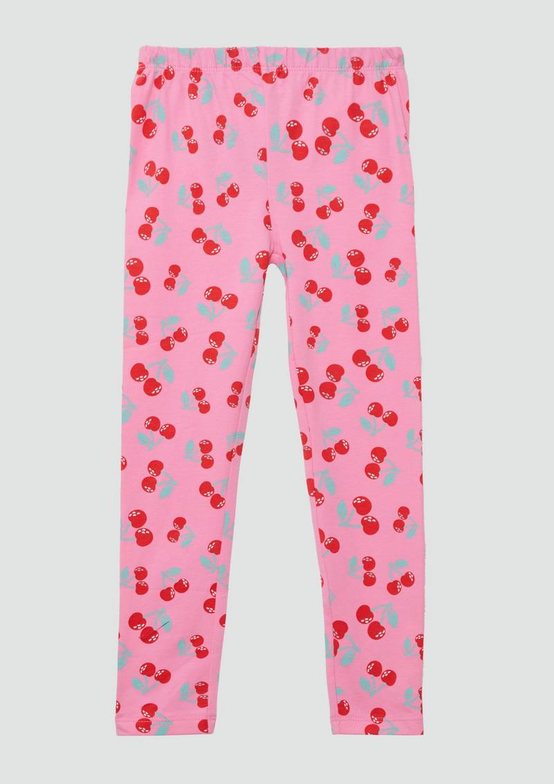 s.Oliver Leggings mit All-over-Print - altrosa