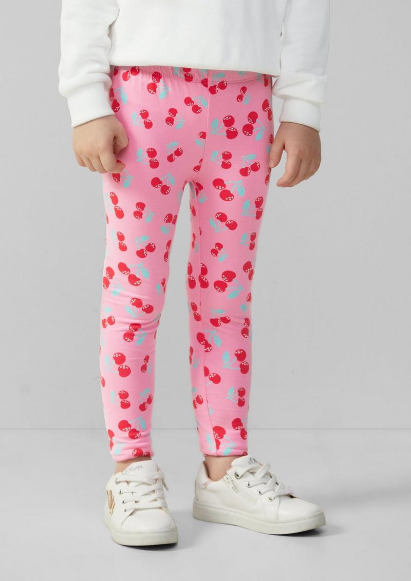 s.Oliver Leggings mit All-over-Print - altrosa