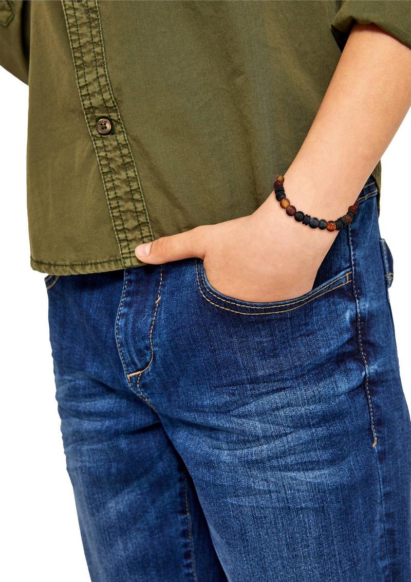 s.Oliver Armband mit Schmuckperlen - schwarz