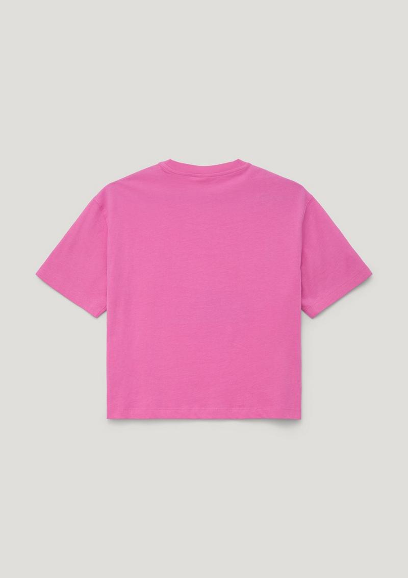 s.Oliver Jerseyshirt mit Frontprint - pink
