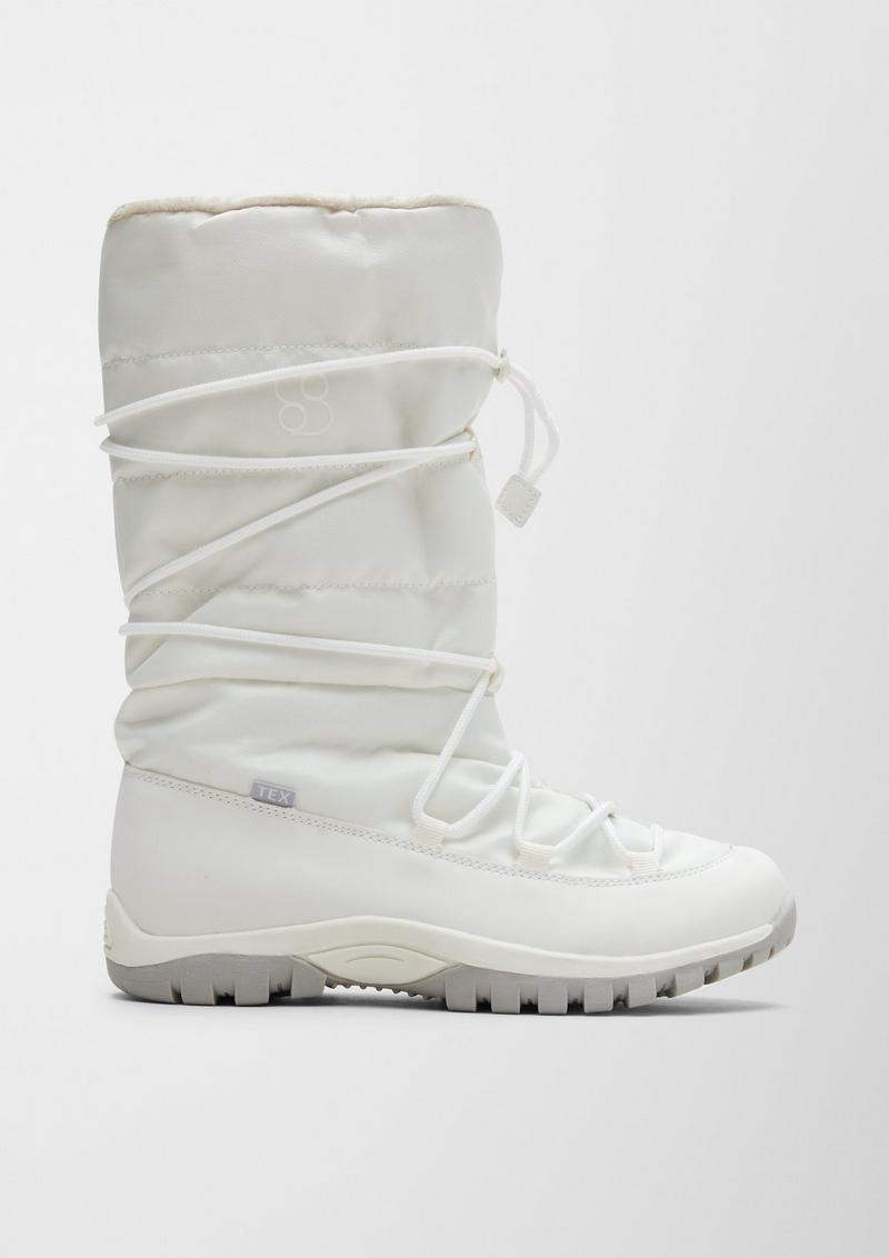 s.Oliver Schneestiefel - creme