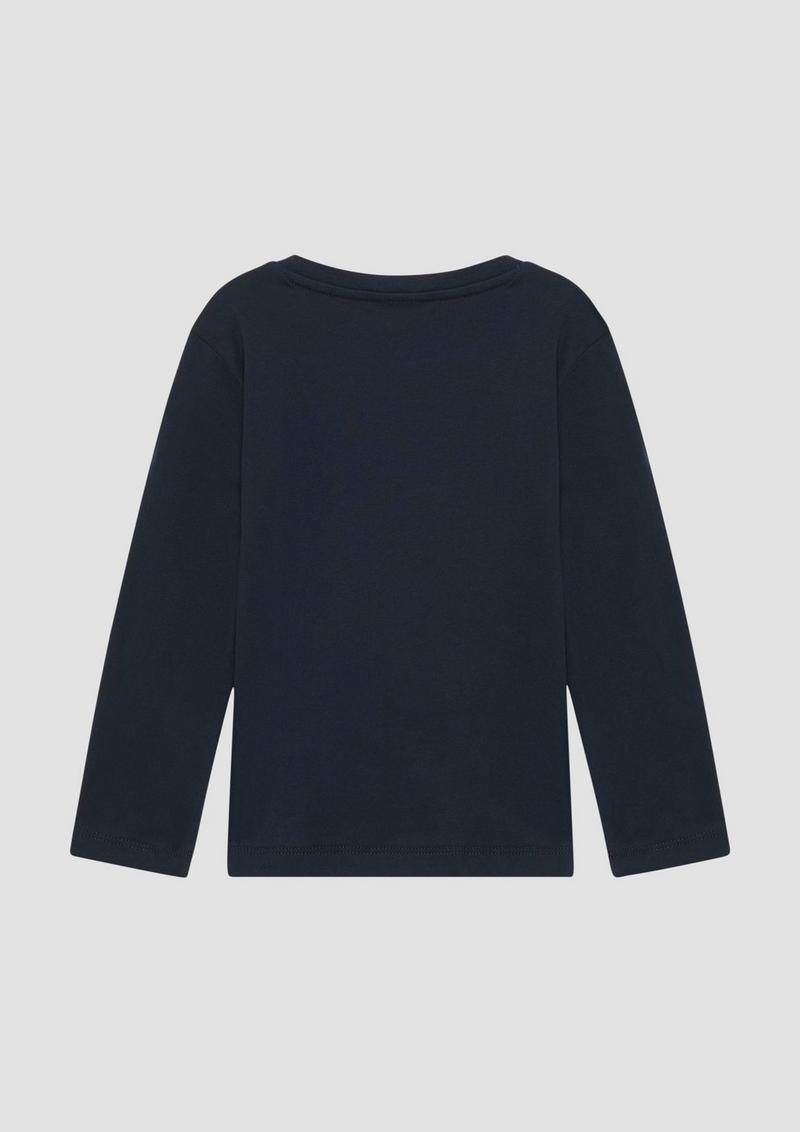 s.Oliver Longsleeve mit Wendepailletten - navy