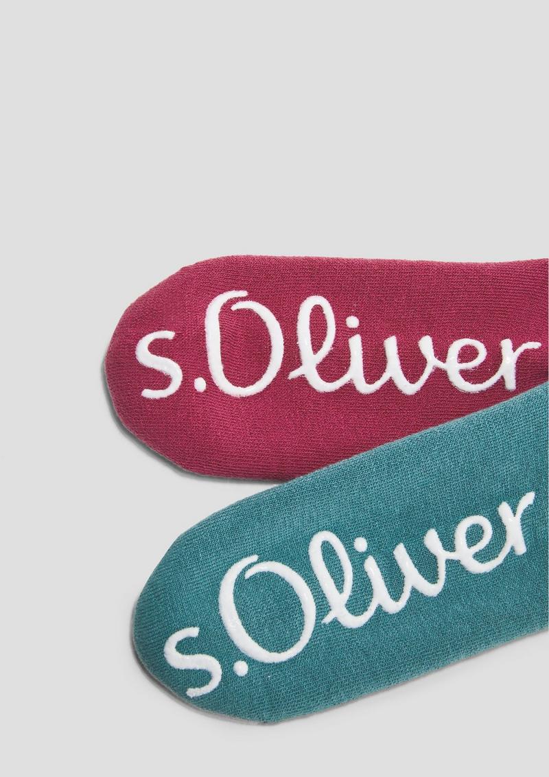 s.Oliver 4er-Pack ABS-Socken - pink