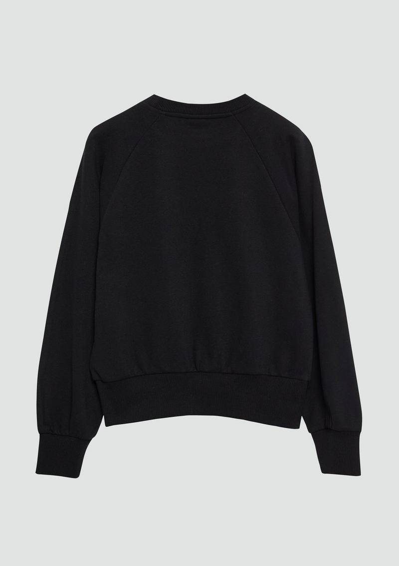 s.Oliver Sweatshirt mit Pailletten - schwarz