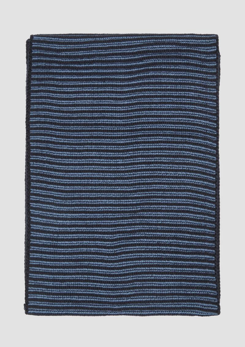 s.Oliver Loop-Schal mit Rippstruktur - navy