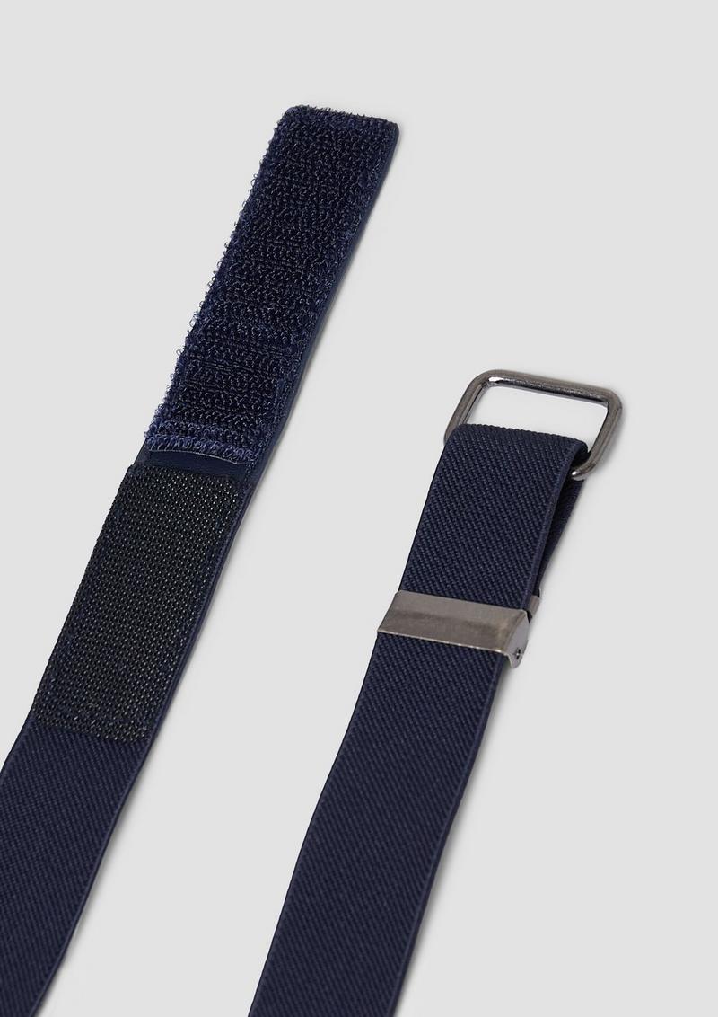 s.Oliver Textilgürtel mit Klettverschluss - navy