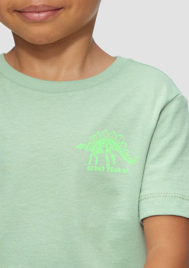s.Oliver T-Shirt mit kleinem Brustprint - hellgrün