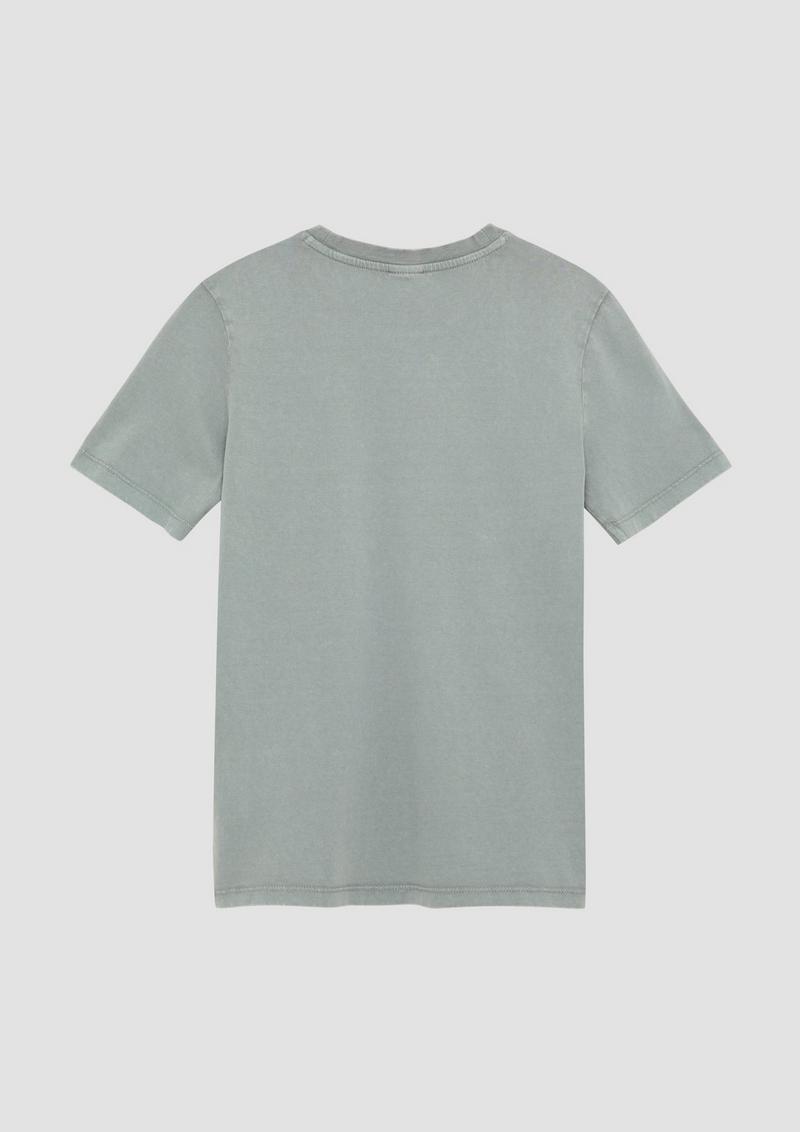 s.Oliver T-Shirt mit Garment Dye - taubengrau