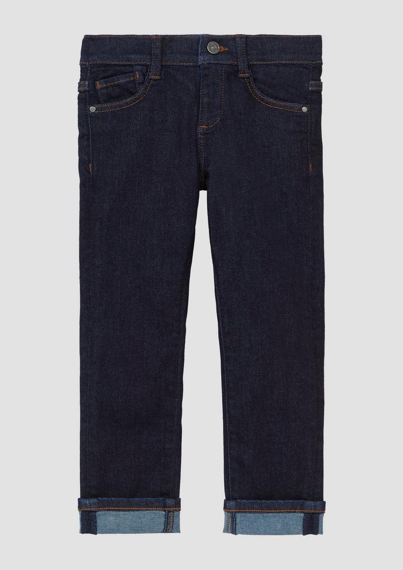 s.Oliver Jeans Pelle / Regular Fit / Mid Rise / Straight Leg / Rinse Washed - blau