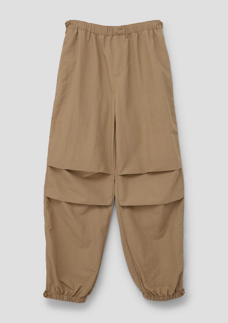 s.Oliver Parachute-Hose mit Elastikbund - sandstein