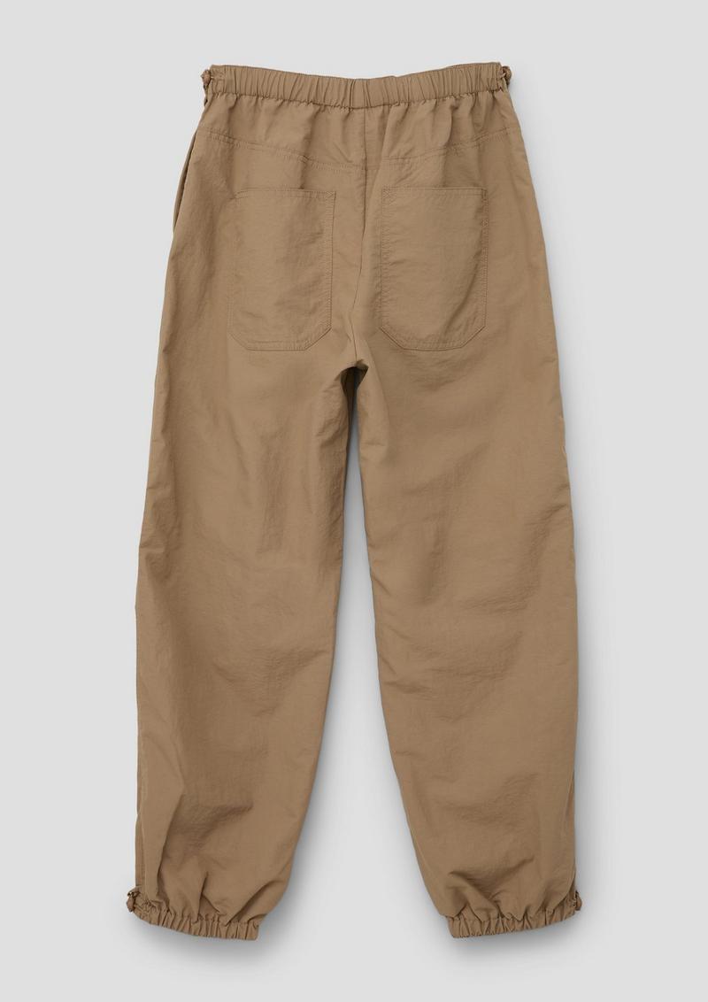 s.Oliver Parachute-Hose mit Elastikbund - sandstein