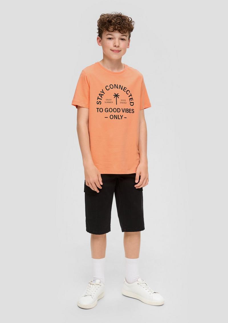 s.Oliver T-Shirt mit Frontprint - mango