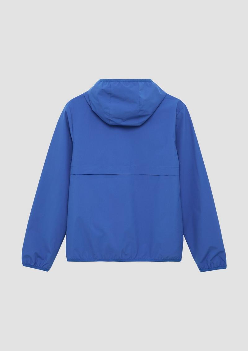 s.Oliver Jacke mit Kapuze und Schriftprint - royalblau