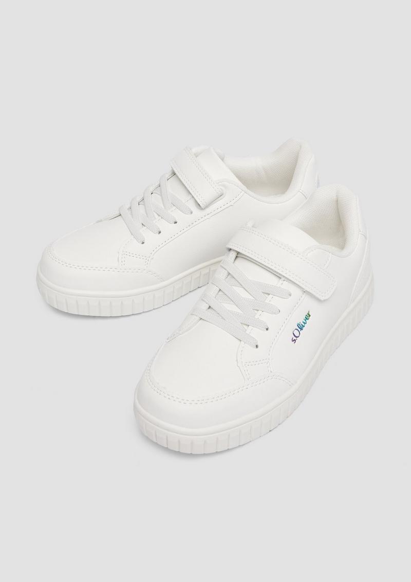 s.Oliver Sneaker mit Klett-Detail - weiß