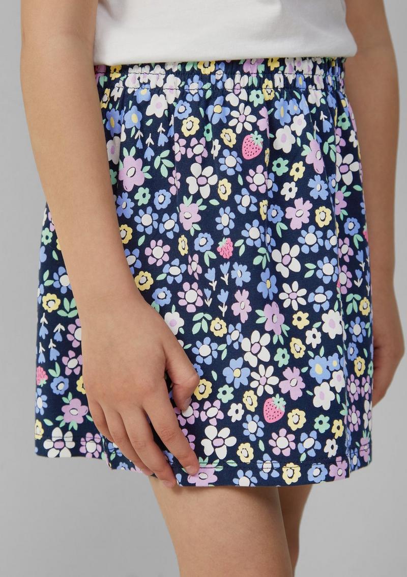 s.Oliver Rock mit All-over-Print und Elastikbund - navy