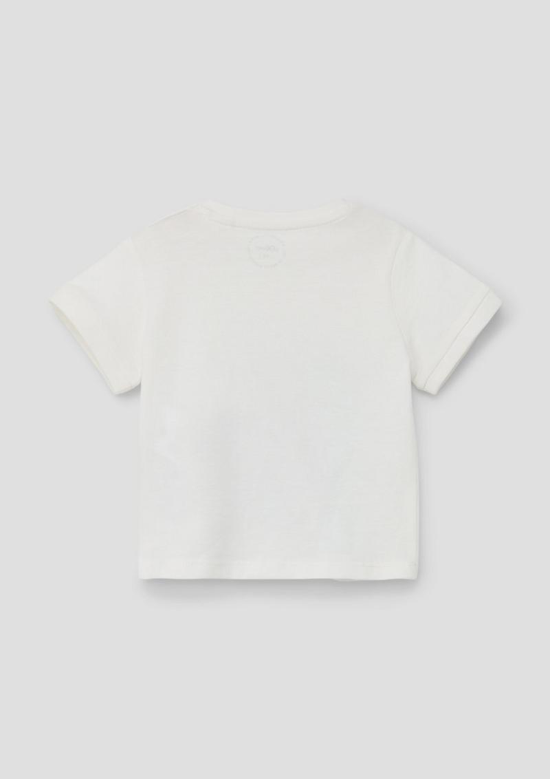 s.Oliver T-Shirt mit Artwork - ecru